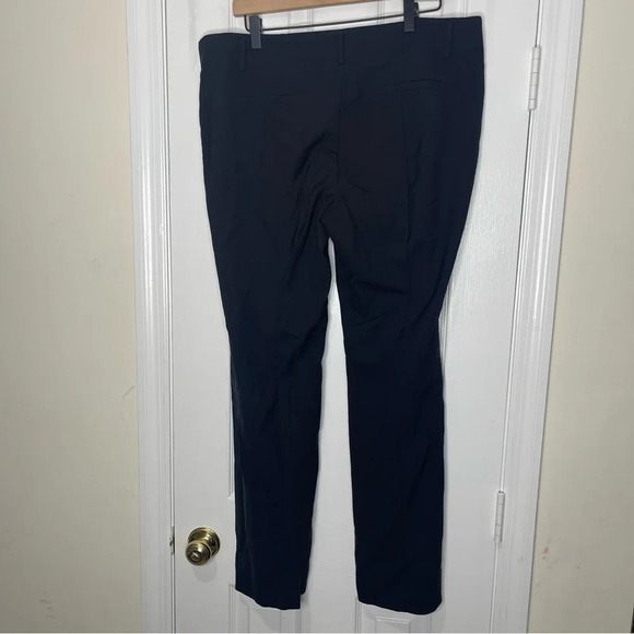 Ann Taylor Black Dress Office Pants Size 14 Nylon/Spandex Blend - Picture 5 of 10